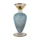 Vase en verre bleu