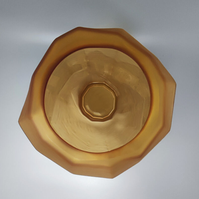 1970s Polyedric Vase by Dogi in Murano Glass. Made in Italy