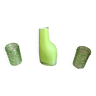 Lot de 3 vases couleur vert pomme