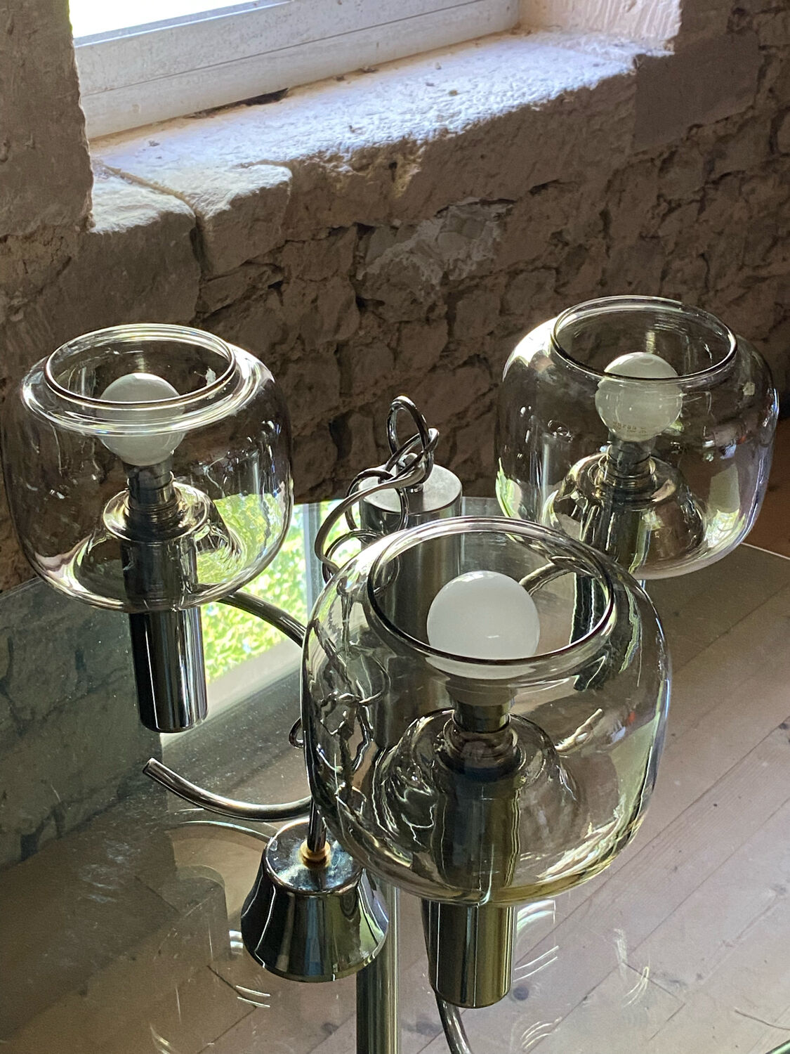 Space age pendant light