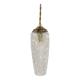 Vintage pressed glass pendant lamp