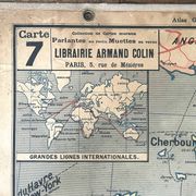 Old Vidal-Lablache map 7, Mézières, T41, 1900 - France Trains