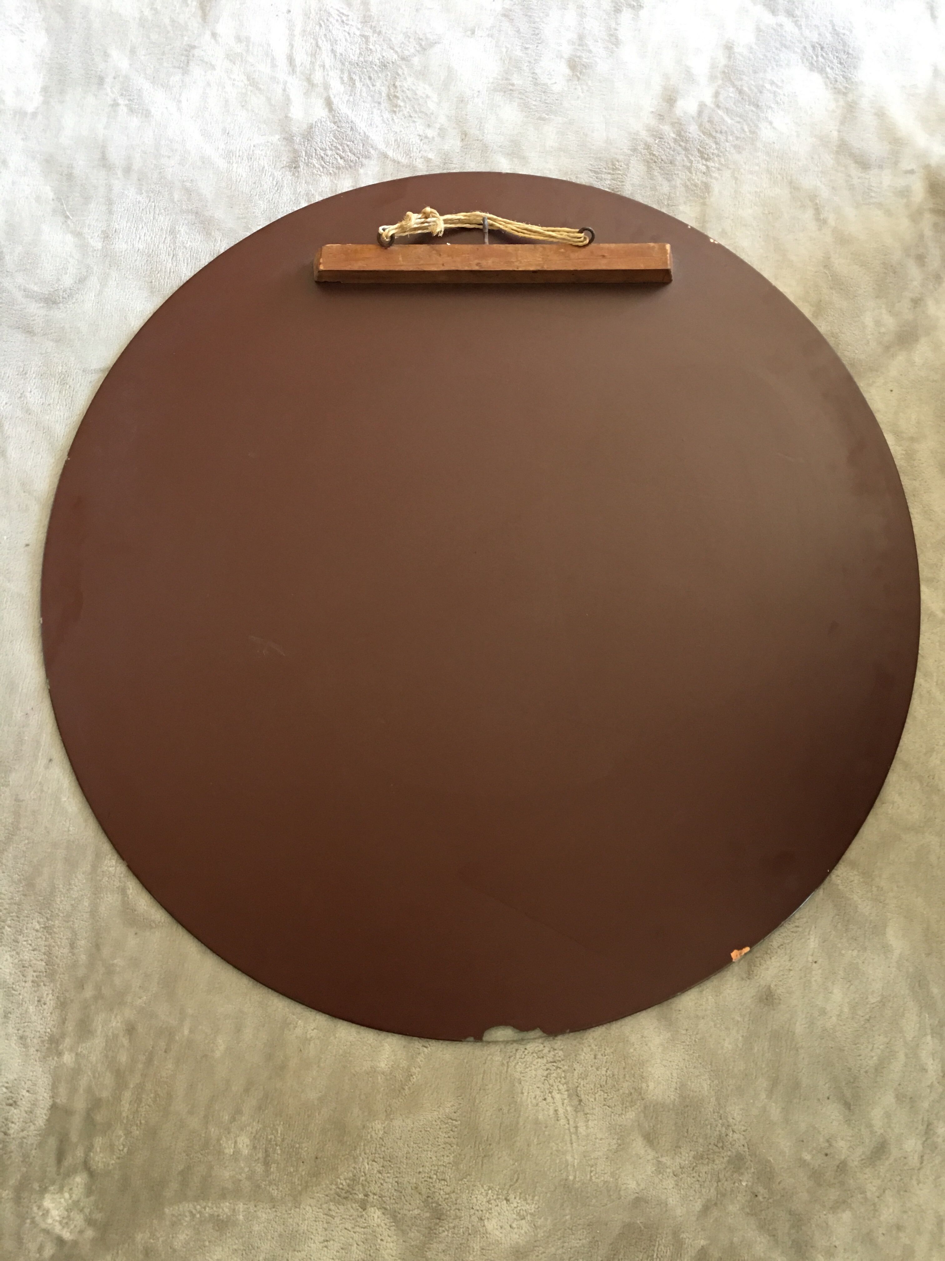 Round beveled mirror diameter 72cm