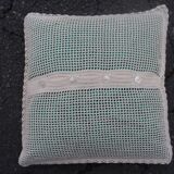 Vintage crochet cushion