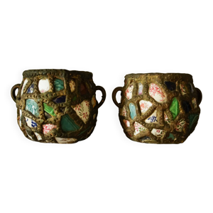 Cache-pots art populaire