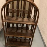 Rattan bookcase shelf