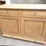 Rustic solid pine buffet