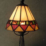 Lampe art déco en fer forgé