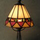 Lampe art déco en fer forgé