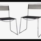 Black scoubidou chairs