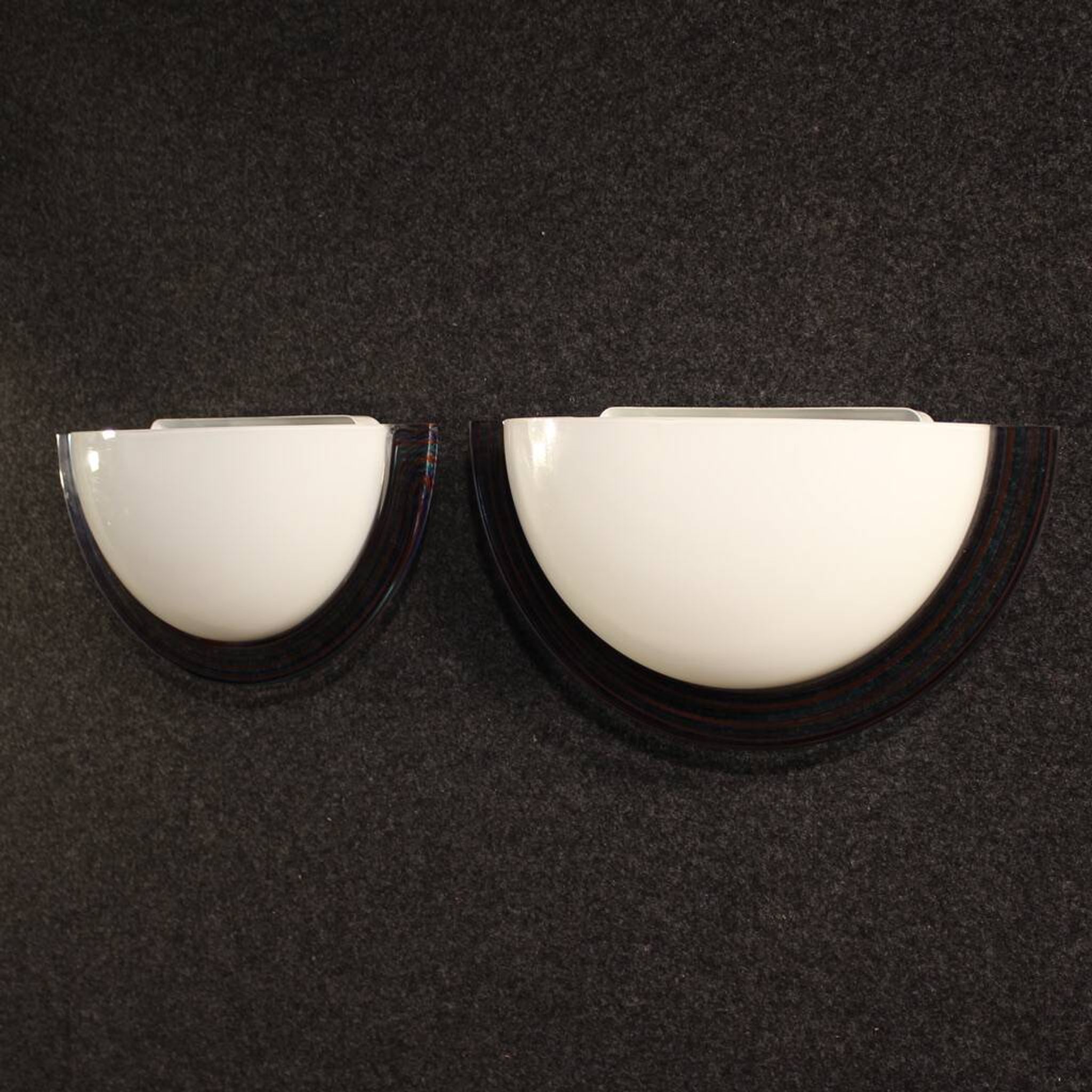 Pair of Italian wall lamps from the 1970s
