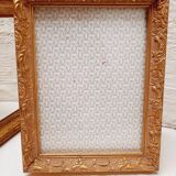 Gilded wood photo frame