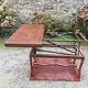 Modular vintage oak coffee table with Albert Ducrot's magical system
