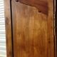 solid walnut wardrobe in Louis XV style