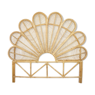 Rattan headboard