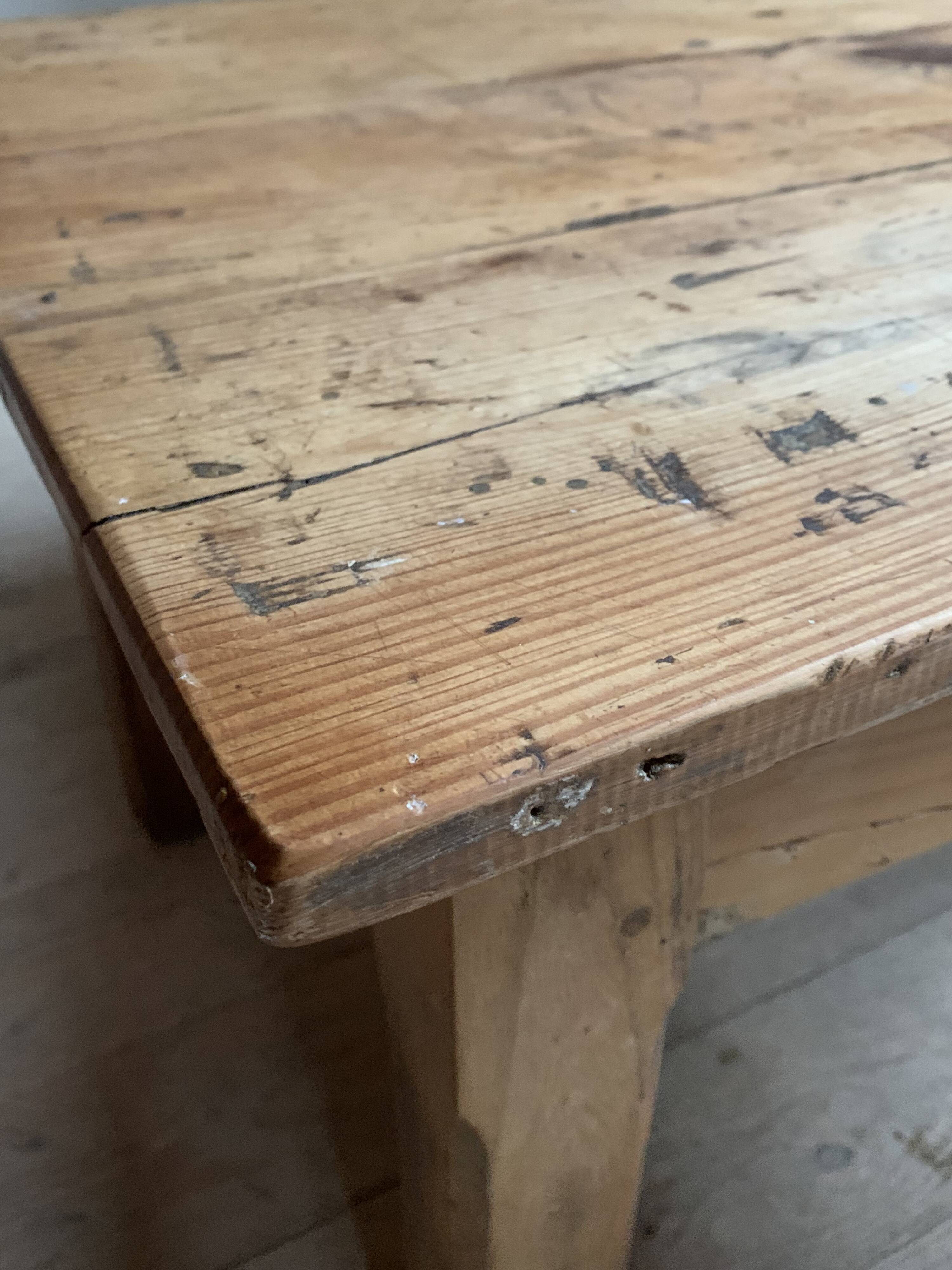Rustic farmhouse coffee table