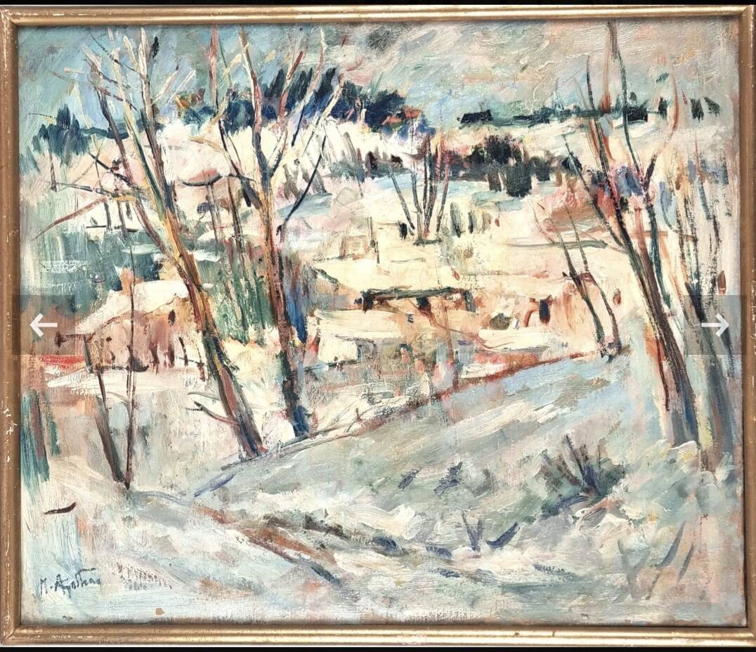 Max Agostini - Paysage d'Hiver