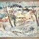 Max Agostini - Paysage d'Hiver