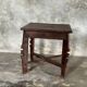 Coffee table, small vintage Indonesian modernist table in teak.