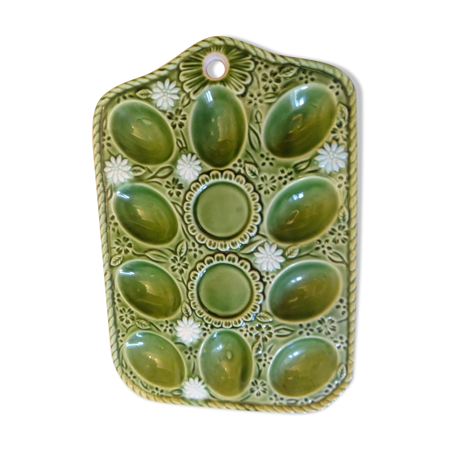 Boiled egg dish in bubble