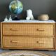 Commode rotin et bambou