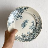 Badonviller ironstone plates "Roses"
