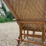 Rattan armchair