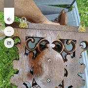 2 magnificent consoles/shelves in carved wood "FROM THE BLACK FOREST"