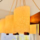 Scandinavian suspension in teak and acrylic Perspex from the 1960s.