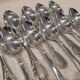 12 silver plated soup spoons by Christofle Marly, 20.6 cm
