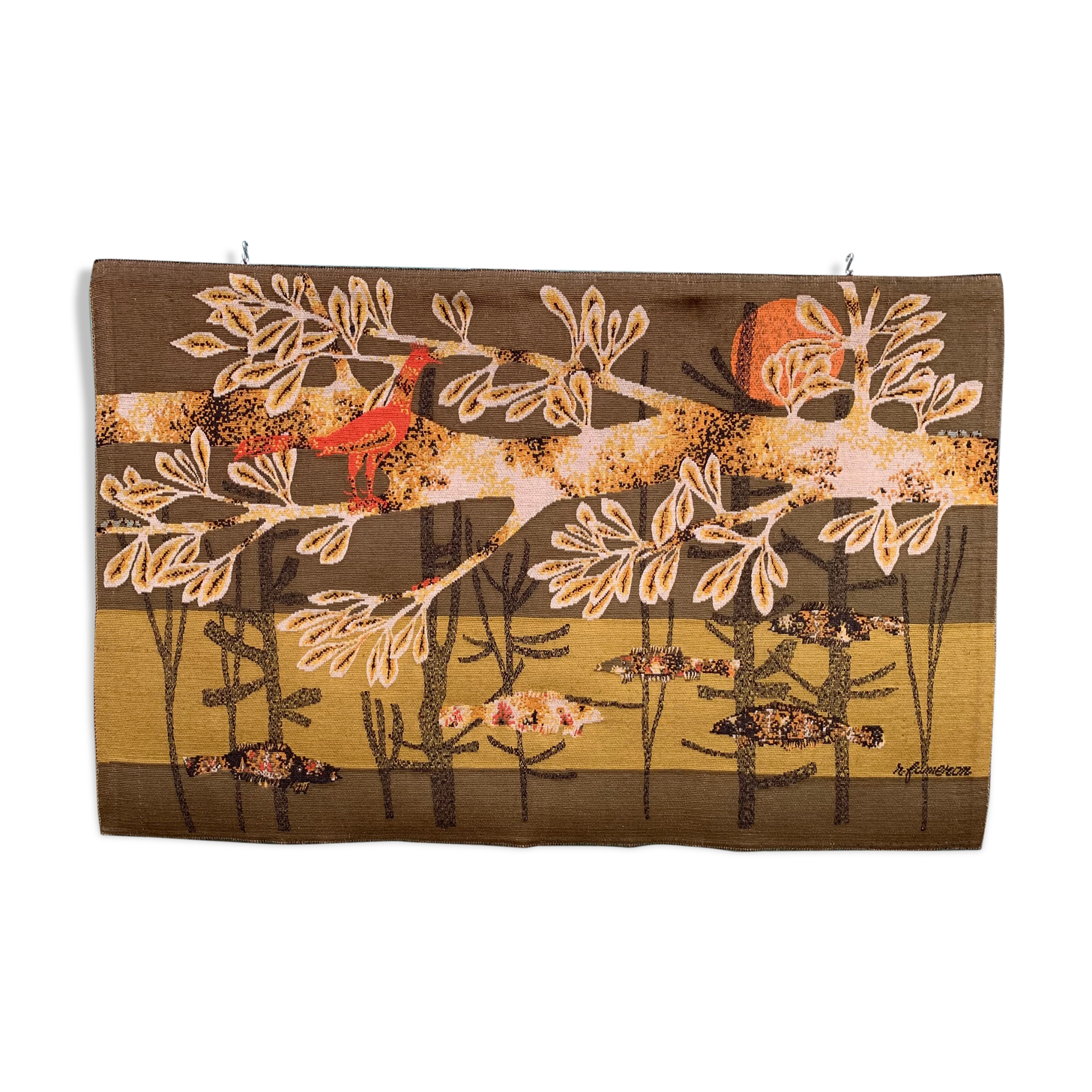 Wool tapestry René Fumeron