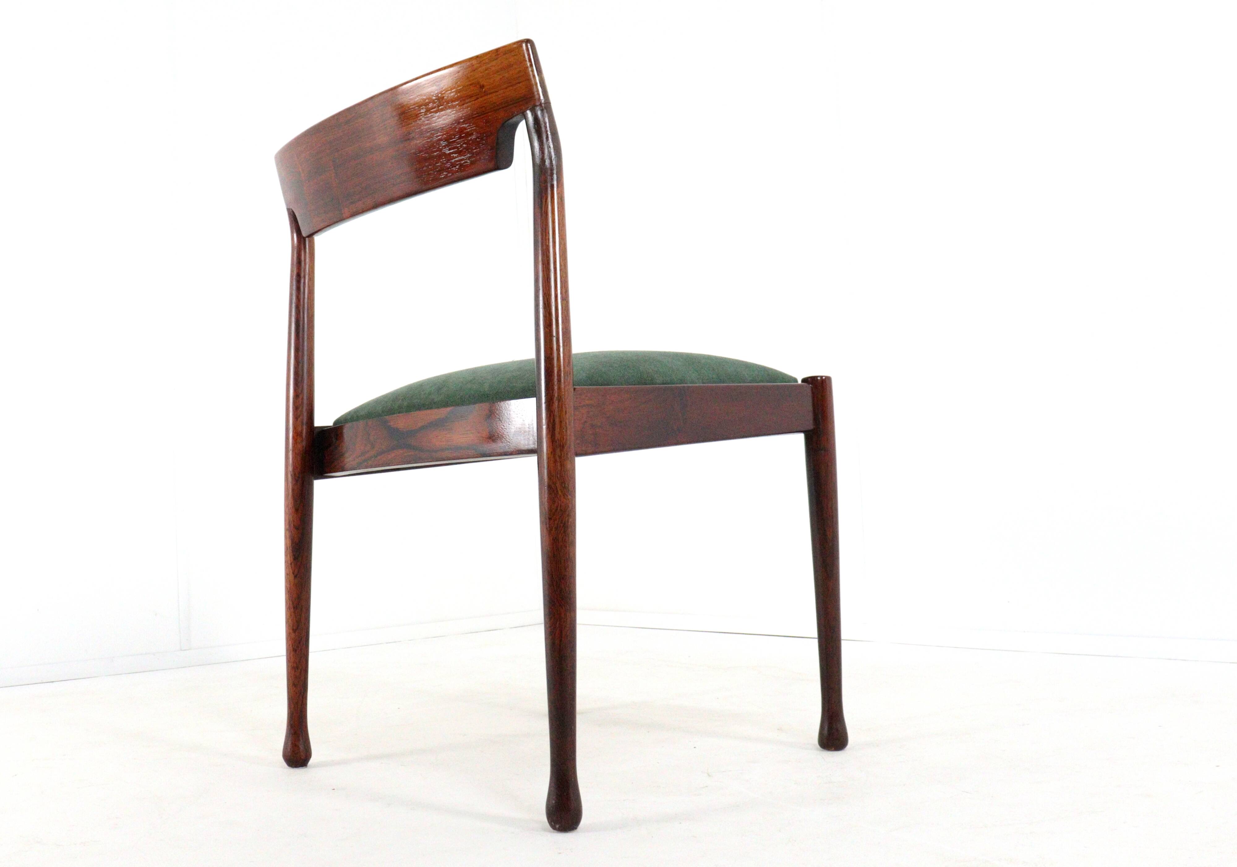 Set of 4 mid centiry rosewood dining chairs 'Havelte'