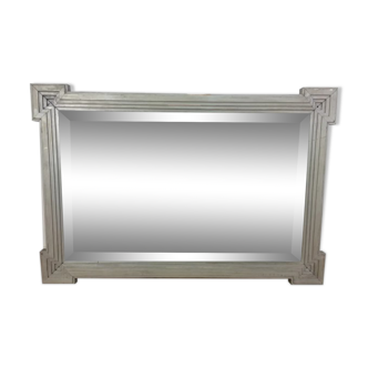 Rectangular mirror beveled glass gray 55 x 80 cm