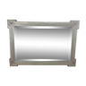 Miroir rectangulaire verre biseauté gris 55 x 80 cm