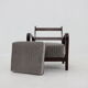 1940s Art Deco Armchair, Czechoslovakia