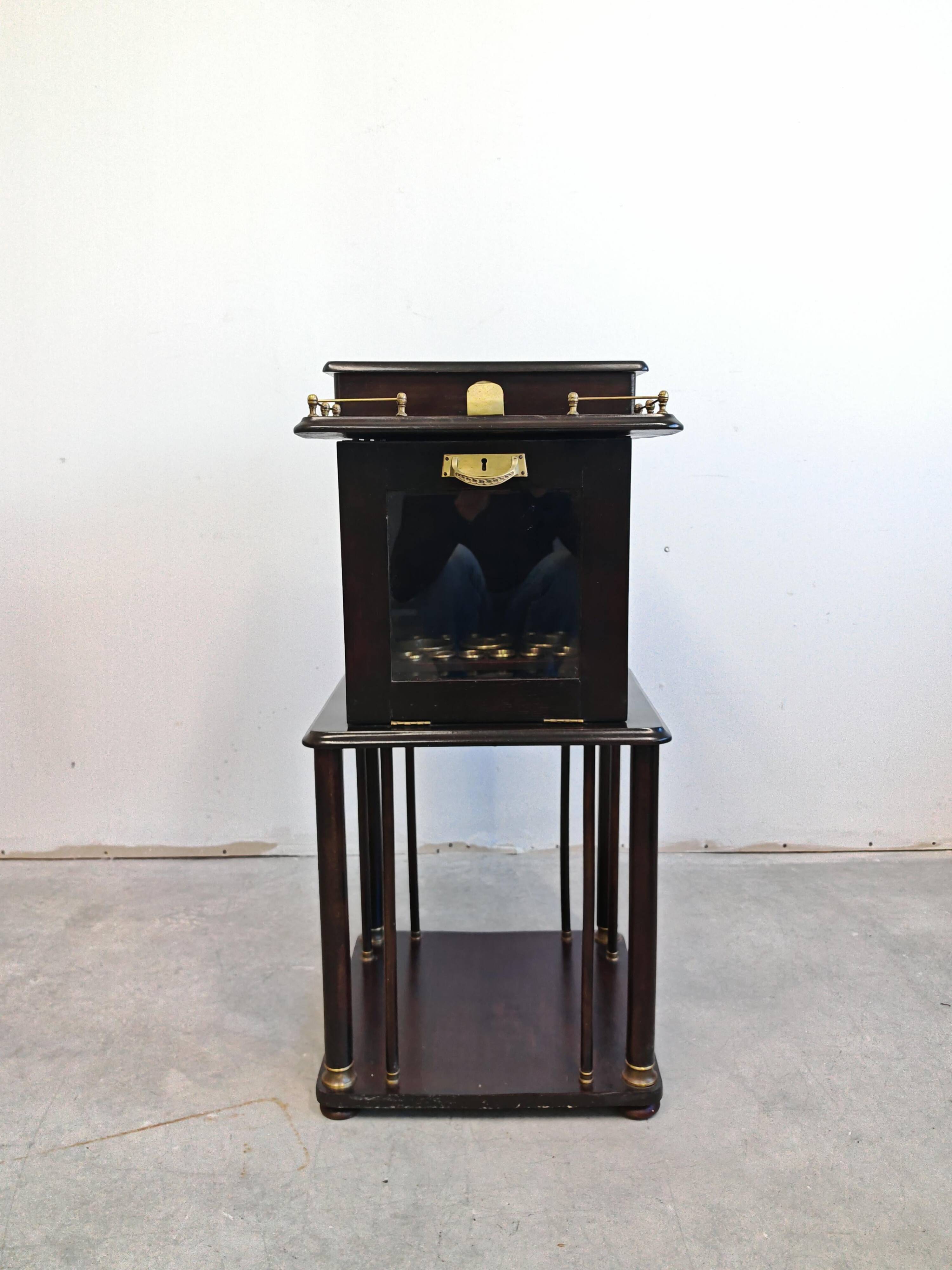 Antique Jugendstil Cigar Humidor Buffet circa 1910