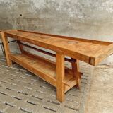 Old workbench XXL side table counter