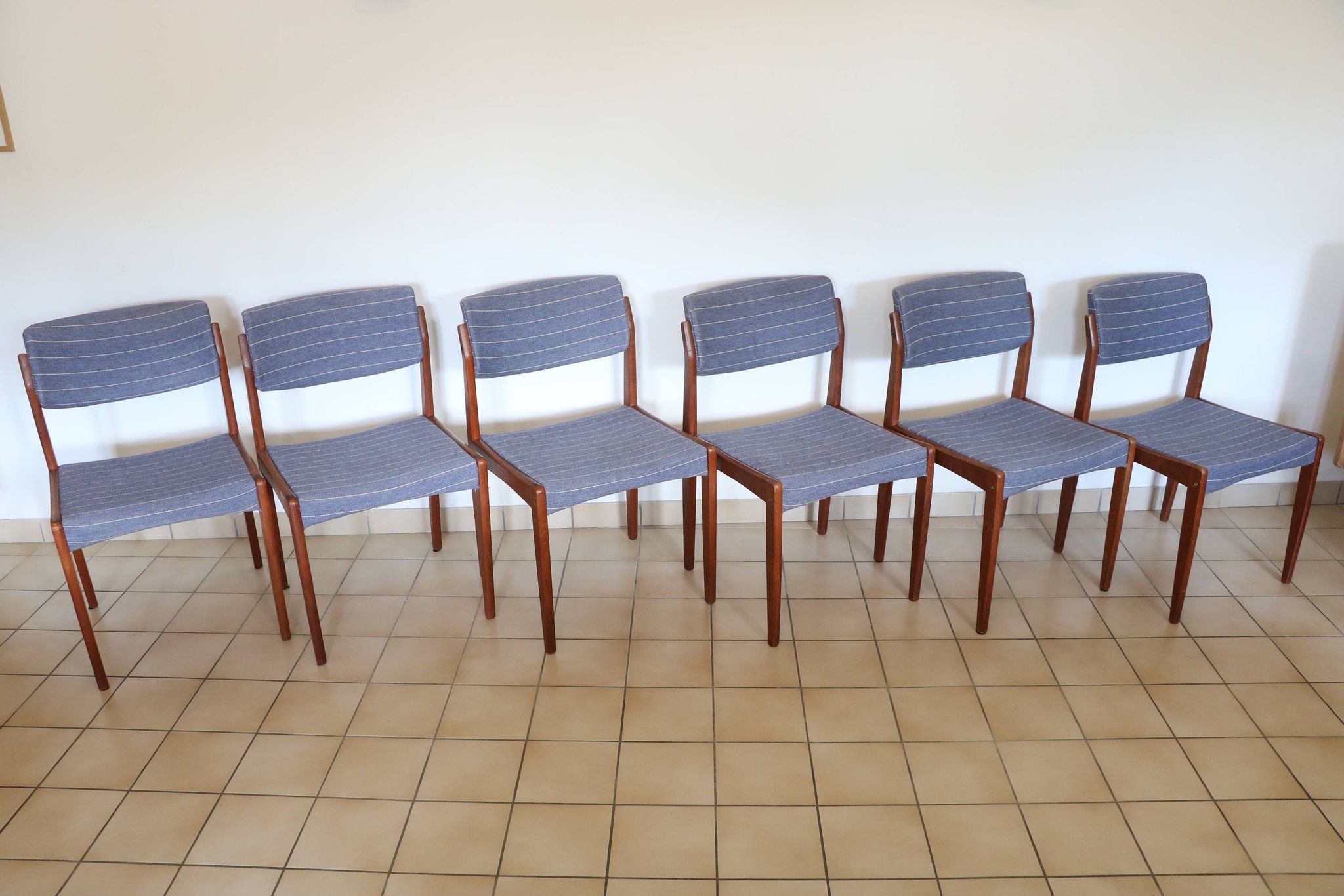 6 chairs by H.W. Klein for Bramin, Denmark, 1960