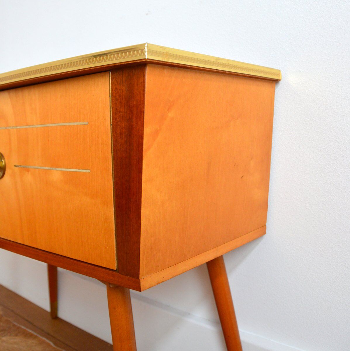 Console / bedside feet compass vintage 1950s