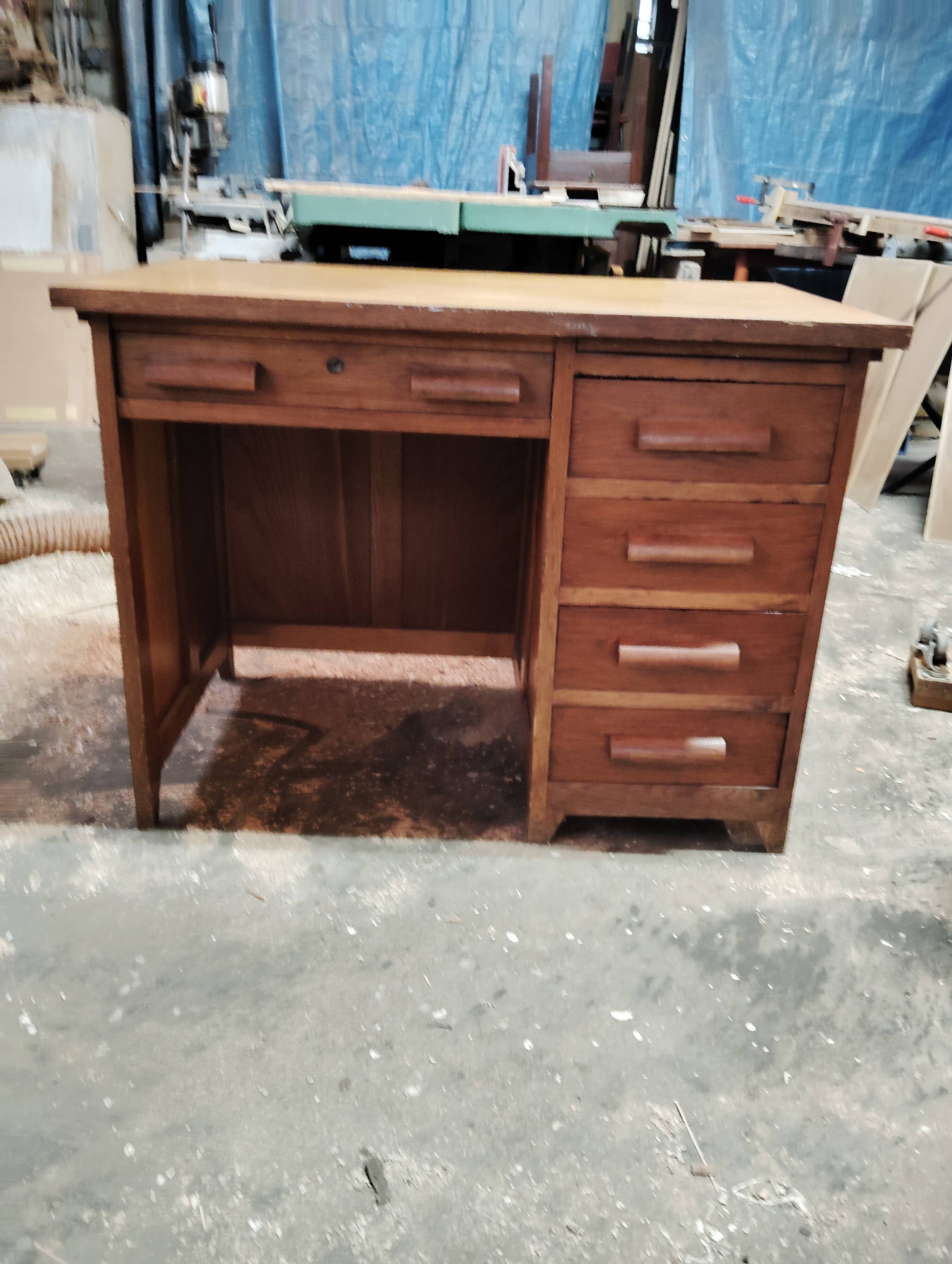 Vintage teacher's desk