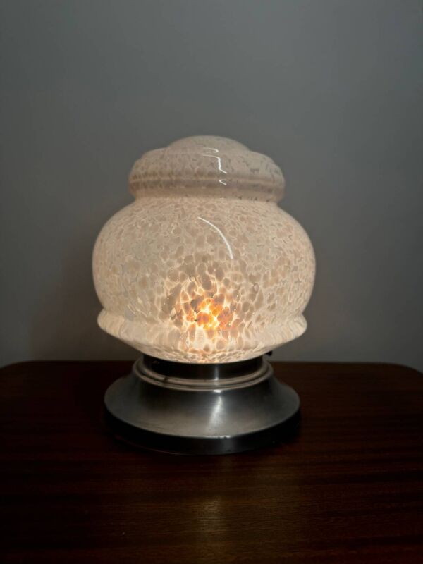 Plafonnier ou lampe verre de Clichy Art Déco
