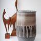 Vases en céramique de design artistique scandinave moderne du milieu du siècle par Ingrid Atterberg pour Upsala Ekeby, Suède, années 1970, ensemble de 2.