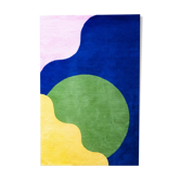 Tapis tufté en laine baywatch fait main 140 x 210 cm