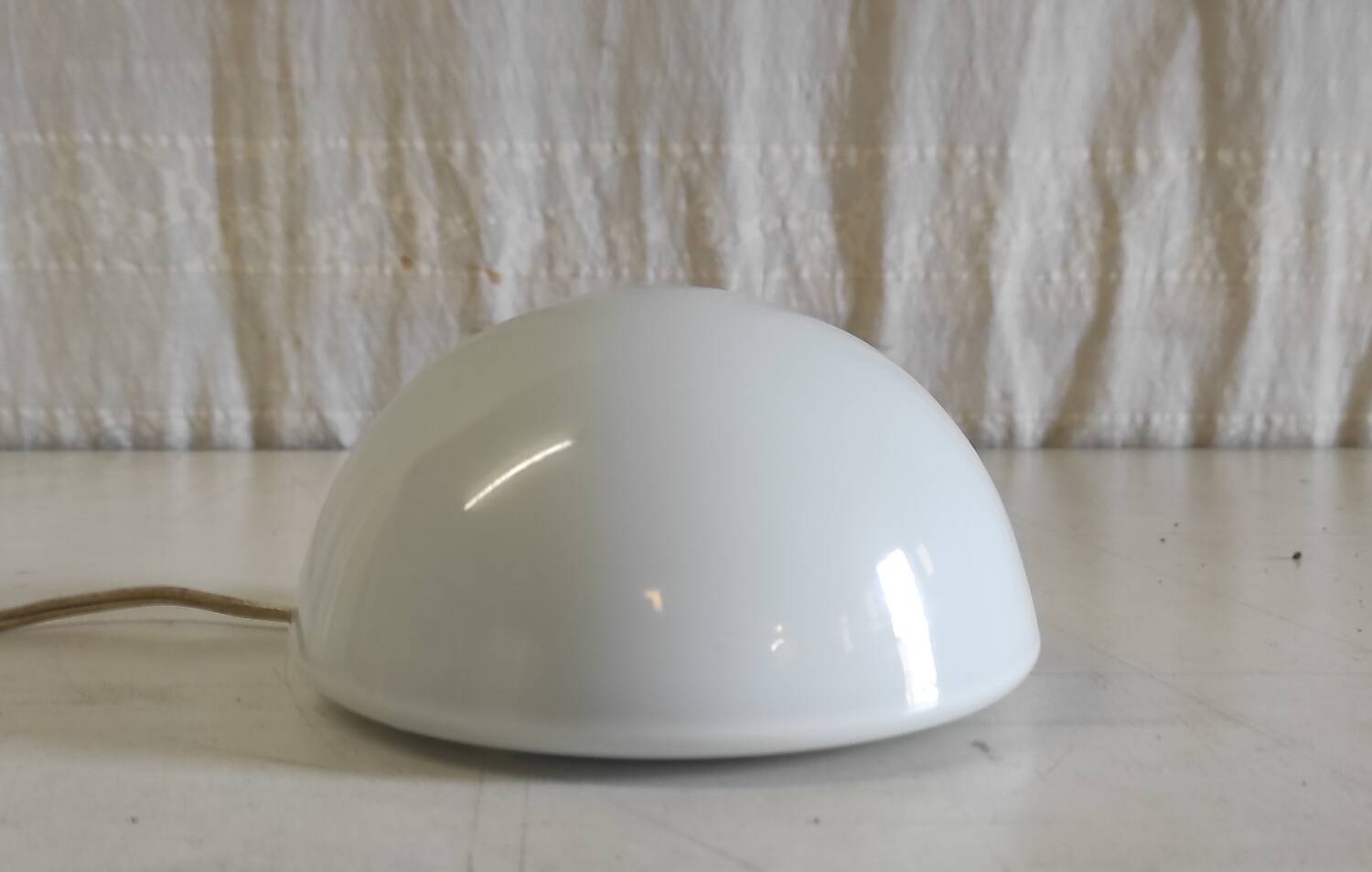 Opaline globe ceiling or wall light 16 cm - mid. 20th century