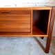 Vintage wooden storage row for office