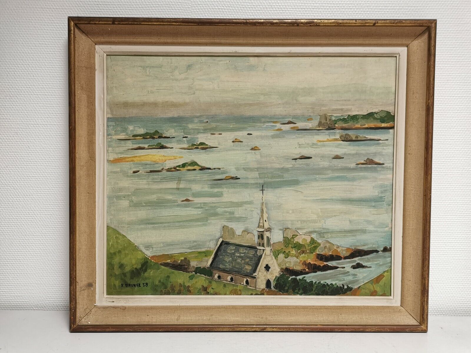 Oil painting by Brunel 1958