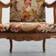 Louis XV Style Carved Walnut Armchair with Needlepoint Upholstery, France