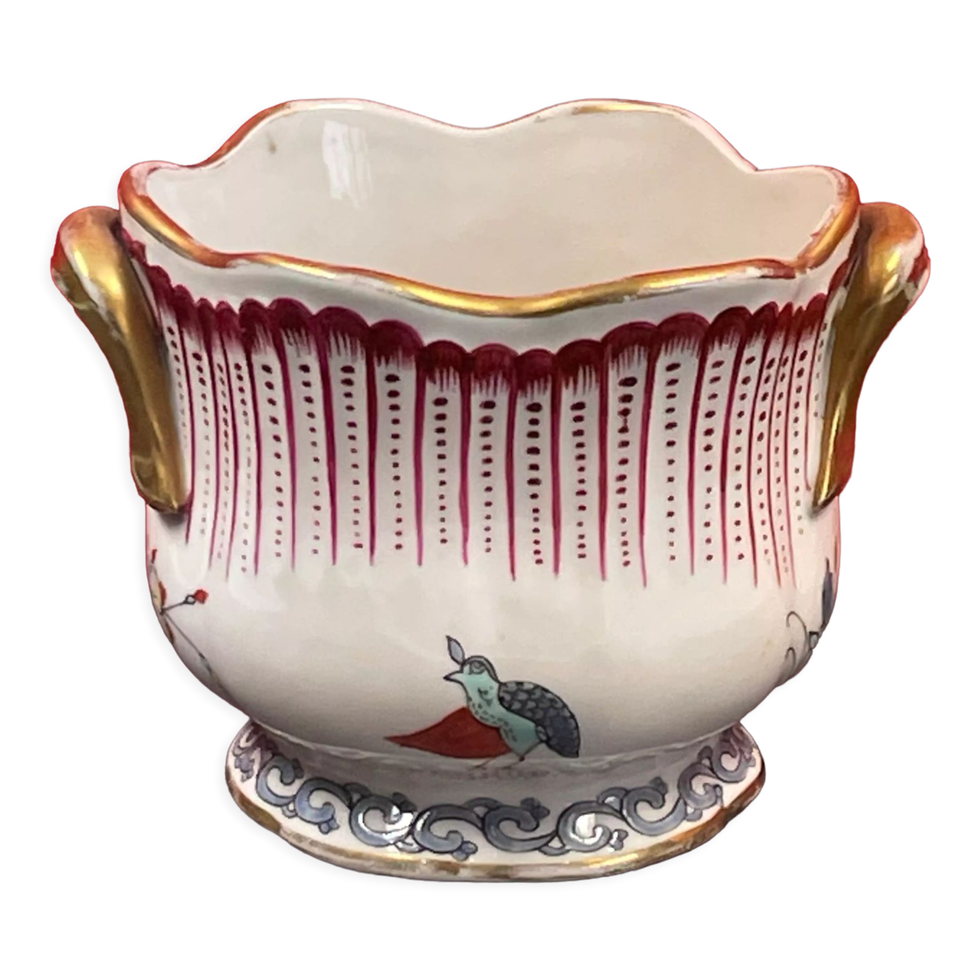 Small porcelain pot cache from Limoges Paris