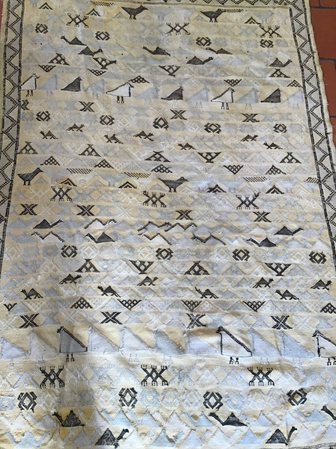 Vintage Berber rug