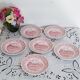 6 Assiettes à dessert en porcelaine  anglaise Italienne : Swiss  Landscape
